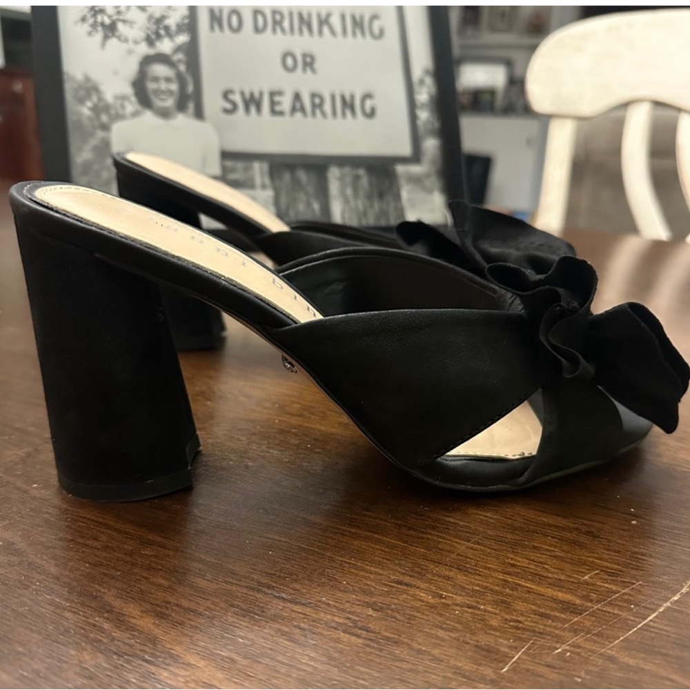 gianni bini open back heels •size 8.5• WORN ONCE •excellent preowned condition